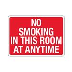 No Smoking In This Room At Anytime Sign